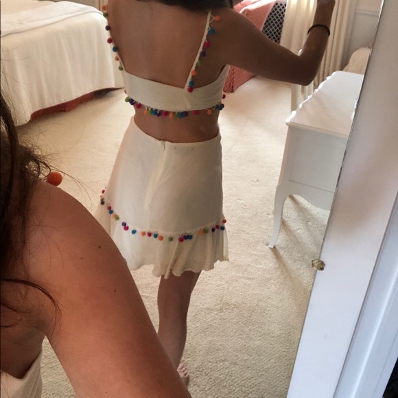 MAJORELLE Capsize Dress in Ivory - Picture 4 of 5